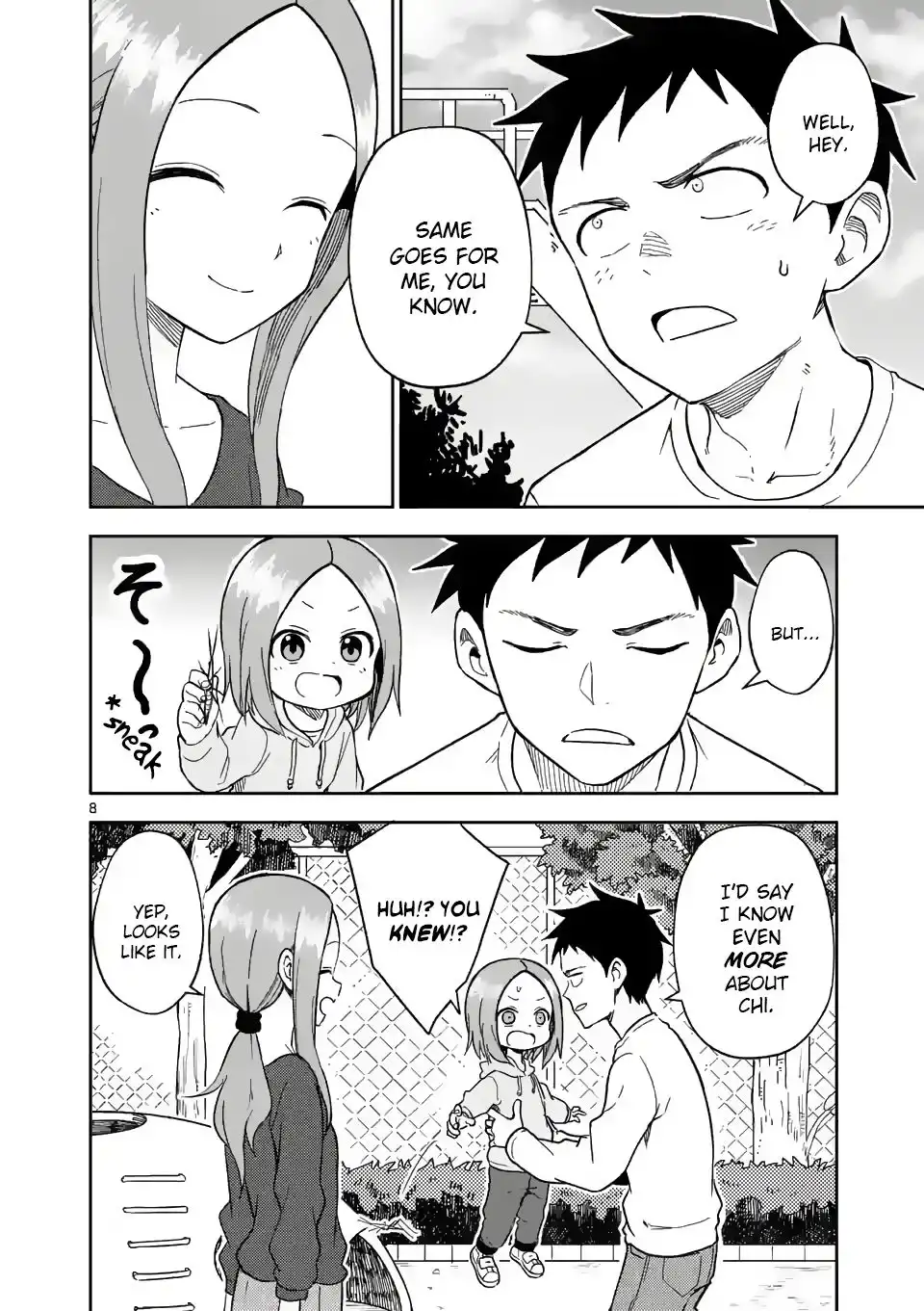 Karakai Jouzu no (Moto) Takagi-san Chapter 163 8